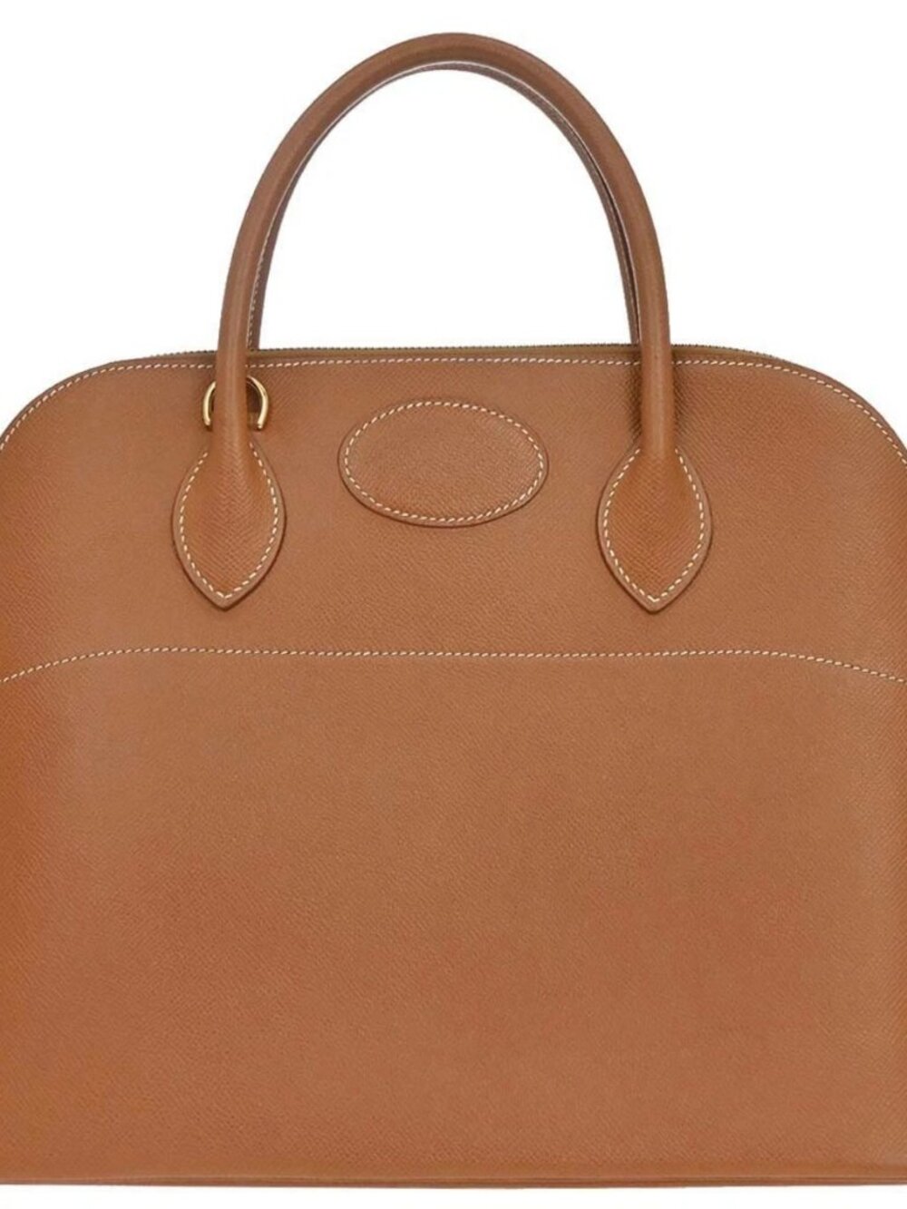 Hermes Gold Courchevel Bolide 35 Handbag □A 4C 179009